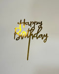 Happy Birthday Cake Topper